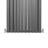 Radiadores de tela plana de design 1600x700mm ? cinza antracite