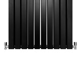 Radiadores de tela plana de design 1600x700mm ? preto fosco