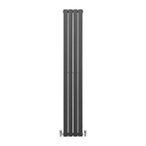 Radiadores de tela plana de design 1800x280mm ? cinza antracite