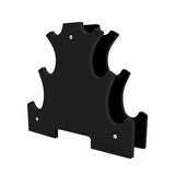 Conjunto de Halteres de Neopreno de 12 kg com Suporte