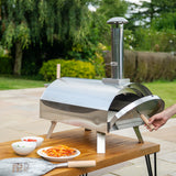 Forno de Pizza Premium Extra Grande com Pedra e Pá GRÁTIS