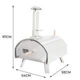 Forno de Pizza Premium Extra Grande com Pedra e Pá GRÁTIS