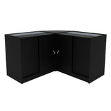 Conjunto de Balcões Comerciais com Luz LED "IRIS" CM60+ 2x B900 – cor Preto