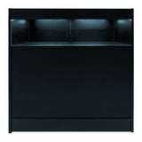 Conjunto de Balcões Comerciais com Luz LED "IRIS" CM60+ 2x B900 – cor Preto