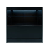 Conjunto de Balcões Comerciais com Luz LED "SELENE" CM60+ 2x C900 – cor Preto