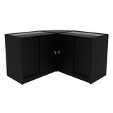 Conjunto de Balcões Comerciais com Luz LED  "TRITON" CM60 + K900 + B900 – cor Preto