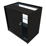 Conjunto de Balcões Comerciais com Luz LED "HERA" CM60 + K900 + C900 – cor Preto