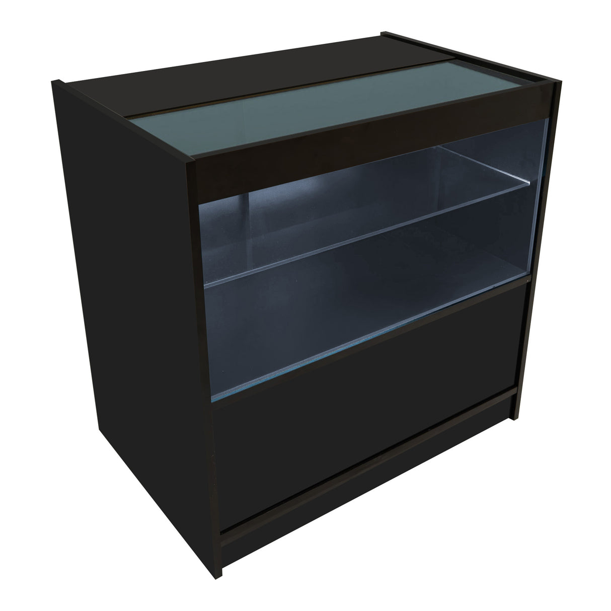 Conjunto de Balcões Comerciais com Luz LED "ANDROMEDA" LM60+ 2x C900 – cor Preto