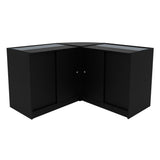 Conjunto de Balcões Comerciais com Luz LED  "DEMETER" LM60 + K900 + B900 – cor Preto