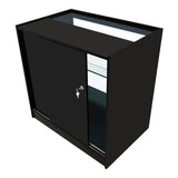 Conjunto de Balcões Comerciais com Luz LED  "CALLIOPE" LM60 + K900 + C900 – cor Preto