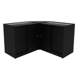 Conjunto de Balcões Comerciais com Luz LED  "CALLIOPE" LM60 + K900 + C900 – cor Preto