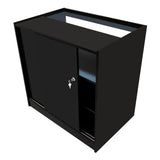 Conjunto de Balcões Comerciais com Luz LED "GRAVITY" CM60 + B900 + C900 + TB60 – cor Preto