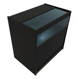 Conjunto de Balcões Comerciais com Luz LED "EUROPA" LM60 + B900 + C900 + TB60 – cor Preto