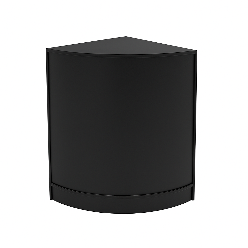 Conjunto de Balcões Comerciais com Luz LED "SELENE" CM60+ 2x C1500 – cor Preto