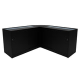 Conjunto de Balcões Comerciais com Luz LED "THESEUS" LM60+ 2x B1200 – cor Preto