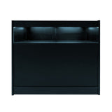 Conjunto de Balcões Comerciais com Luz LED "THESEUS" LM60+ 2x B1200 – cor Preto