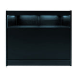 Conjunto de Balcões Comerciais com Luz LED "LUNA" CM60 + 2xB1200 + TB60 – cor Preto