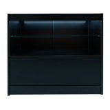 Conjunto de Balcões Comerciais com Luz LED "PHOENIX" CM60 + 2xC1200 + TB60 – cor Preto