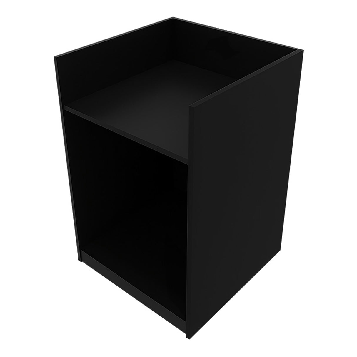 Conjunto de Balcões Comerciais com Luz LED "ARIES" CM60 + 2xK1200 + TB60 – cor Preto