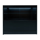 Conjunto de Balcões Comerciais com Luz LED "ECLIPSE" LM60 + 2xC1200 + TB60 – cor Preto
