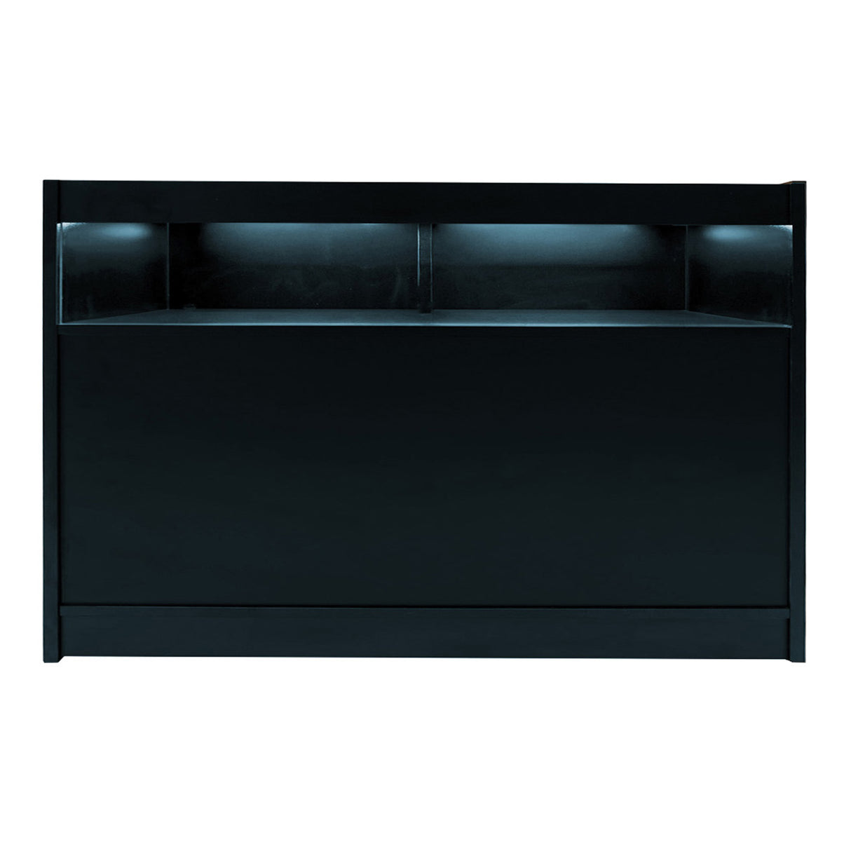 Conjunto de Balcões Comerciais com Luz LED "IRIS" CM60+ 2x B1500 – cor Preto
