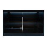 Conjunto de Balcões Comerciais com Luz LED "HELIOS" CM60+ 2x K1500 – cor Preto