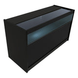 Conjunto de Balcões Comerciais com Luz LED  "TRITON" CM60 + K1500 + B1500 – cor Preto