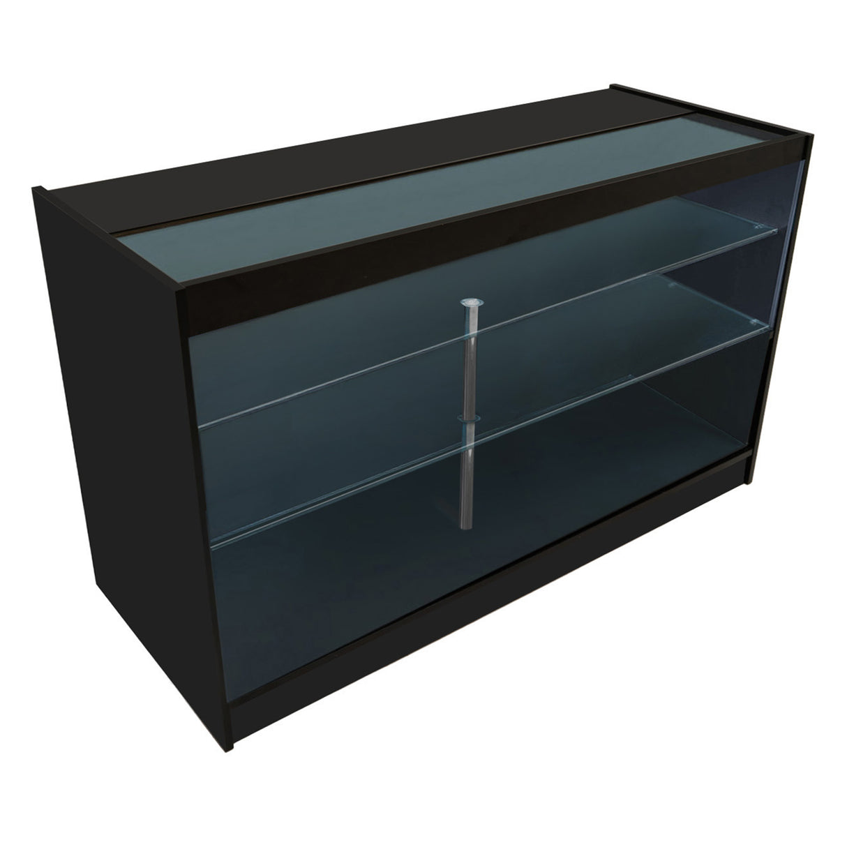 Conjunto de Balcões Comerciais com Luz LED  "TRITON" CM60 + K1500 + B1500 – cor Preto