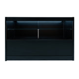 Conjunto de Balcões Comerciais com Luz LED "PHOENIX" CM60 + 2xC1500 + TB60 – cor Preto