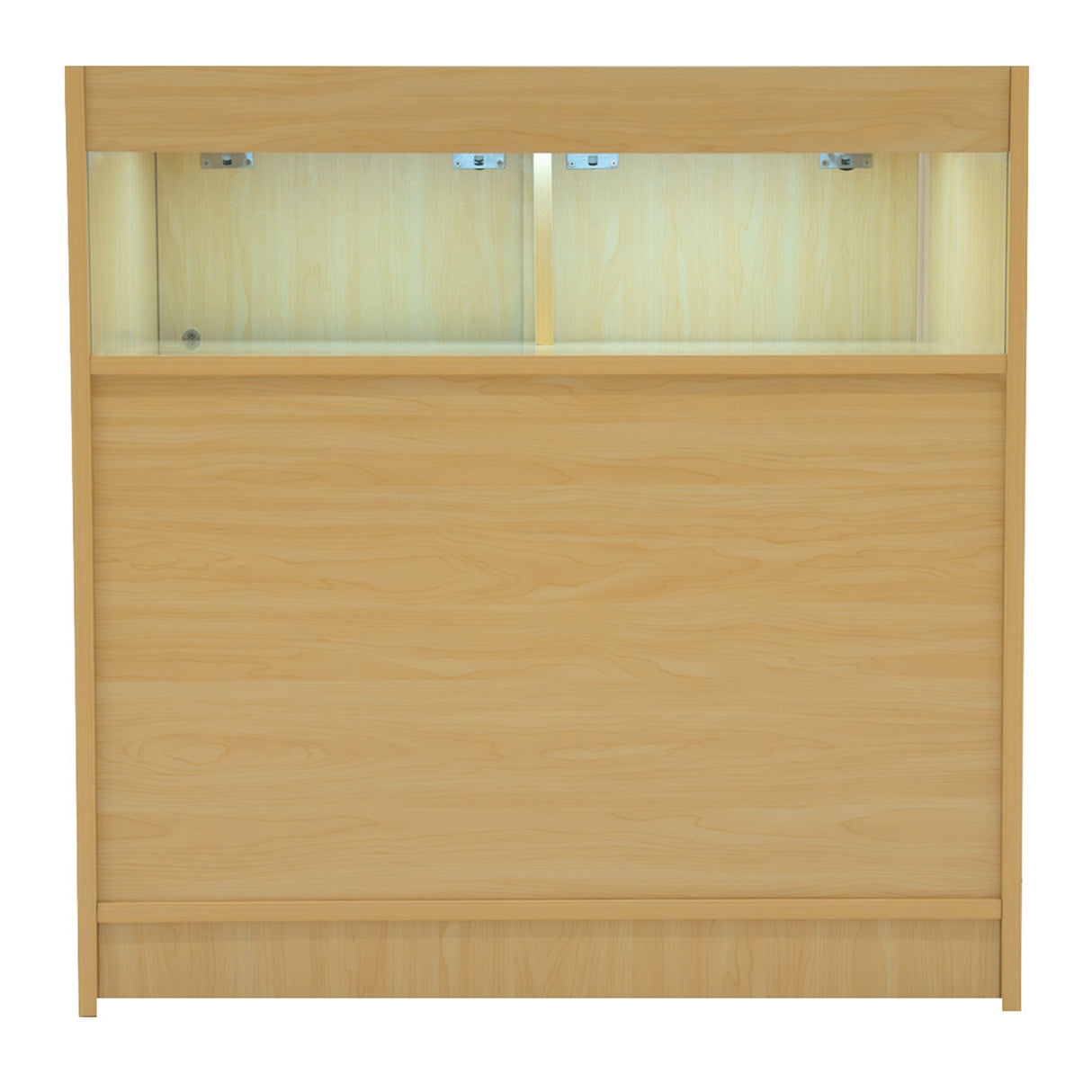 Conjunto de Balcões Comerciais com Luz LED "IRIS" CM60+ 2x B900 – cor Maple