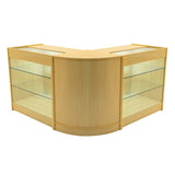Conjunto de Balcões Comerciais com Luz LED "HELIOS" CM60+ 2x K900 – cor Maple