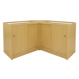 Conjunto de Balcões Comerciais com Luz LED "ADONIS" CM60 + B900 + C900 – cor Maple
