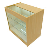 Conjunto de Balcões Comerciais com Luz LED  "TRITON" CM60 + K900 + B900 – cor Maple