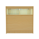 Conjunto de Balcões Comerciais com Luz LED "THESEUS" LM60+ 2x B900 – cor Maple