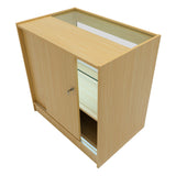 Conjunto de Balcões Comerciais com Luz LED "PHOENIX" CM60 + 2xC900 + TB60 – cor Maple