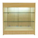 Conjunto de Balcões Comerciais com Luz LED "ARIES" CM60 + 2xK900 + TB60 – cor Maple