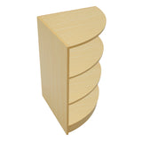 Conjunto de Balcões Comerciais com Luz LED "SAGITTARIUS " LM60 + 2xB900 + TB60 – cor Maple