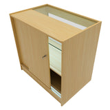 Conjunto de Balcões Comerciais com Luz LED "ECLIPSE" LM60 + 2xC900 + TB60 – cor Maple