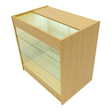 Conjunto de Balcões Comerciais com Luz LED "HYPERION" LM60 + B900 + K900 + TB60 – cor Maple