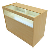 Conjunto de Balcões Comerciais com Luz LED "IRIS" CM60+ 2x B1200 – cor Maple