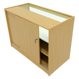 Conjunto de Balcões Comerciais com Luz LED "ADONIS" CM60 + B1200 + C1200 – cor Maple