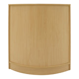 Conjunto de Balcões Comerciais com Luz LED  "TRITON" CM60 + K1200 + B1200 – cor Maple