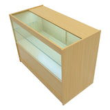 Conjunto de Balcões Comerciais com Luz LED "HERA" CM60 + K1200 + C1200 – cor Maple