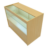 Conjunto de Balcões Comerciais com Luz LED "HARMONIA" LM60 + B1200 + C1200 – cor Maple