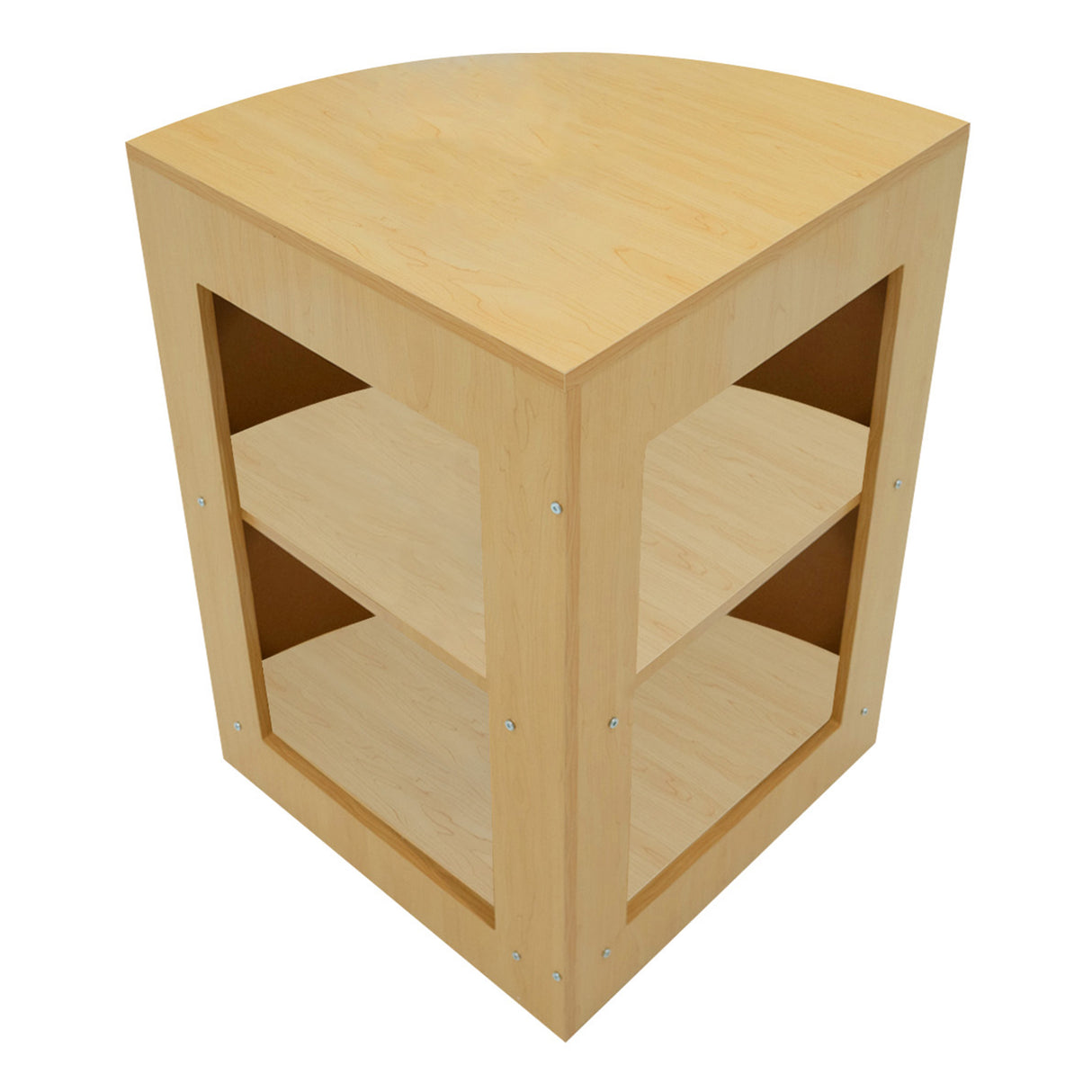 Conjunto de Balcões Comerciais com Luz LED "LUNA" CM60 + 2xB1200 + TB60 – cor Maple