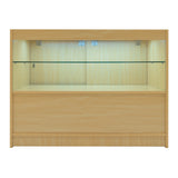 Conjunto de Balcões Comerciais com Luz LED "PHOENIX" CM60 + 2xC1200 + TB60 – cor Maple