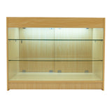 Conjunto de Balcões Comerciais com Luz LED "ASTRO" LM60 + 2xK1200 + TB60 – cor Maple