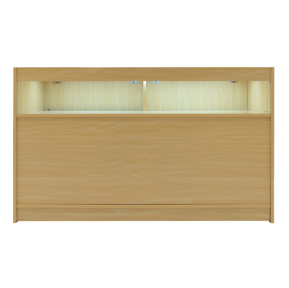 Conjunto de Balcões Comerciais com Luz LED "IRIS" CM60+ 2x B1500 – cor Maple