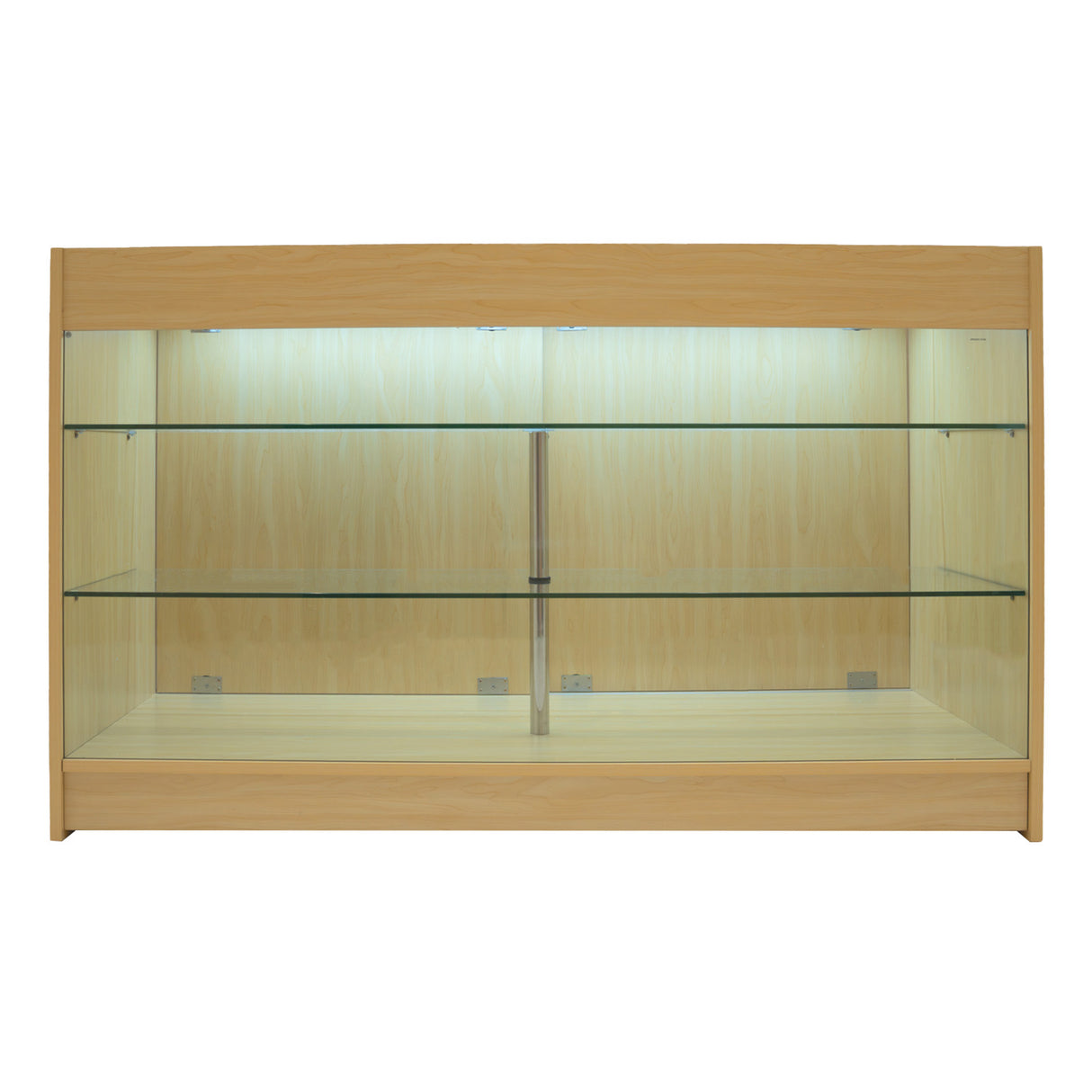 Conjunto de Balcões Comerciais com Luz LED "HELIOS" CM60+ 2x K1500 – cor Maple