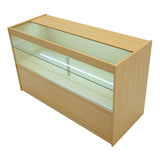 Conjunto de Balcões Comerciais com Luz LED "HARMONIA" LM60 + B1500 + C1500 – cor Maple